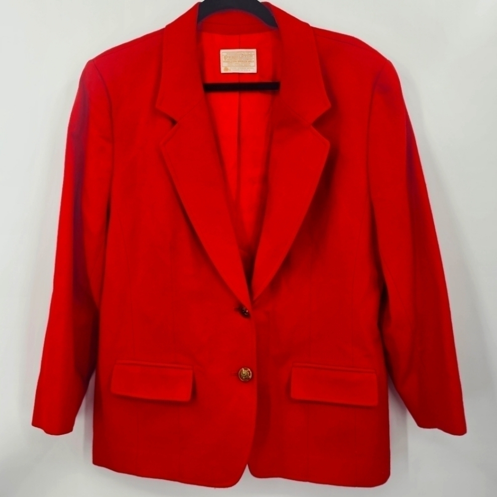 Pendleton Red Blazer Jacket